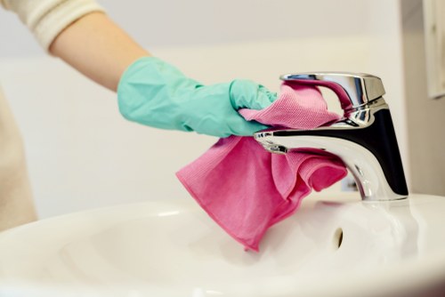 Professional oven cleaning service for a Hammersmith kitchen interior