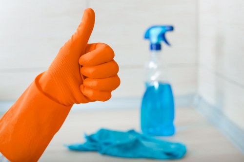 Detailed dust removal during builders clean in Hammersmith