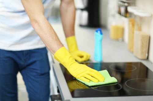 Local cleaning team handling a Hammersmith property handover